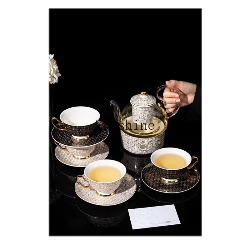 Coffee cup set, wedding gift for newlyweds, housewarming, English afternoon tea set