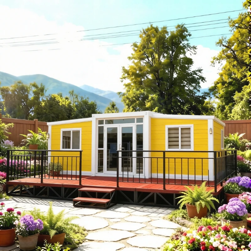 20ft 40ft Expandable Foldable Container House Luxury Tiny House 2 3 Bedroom Light Steel Prefabricated Home Prefabricated House