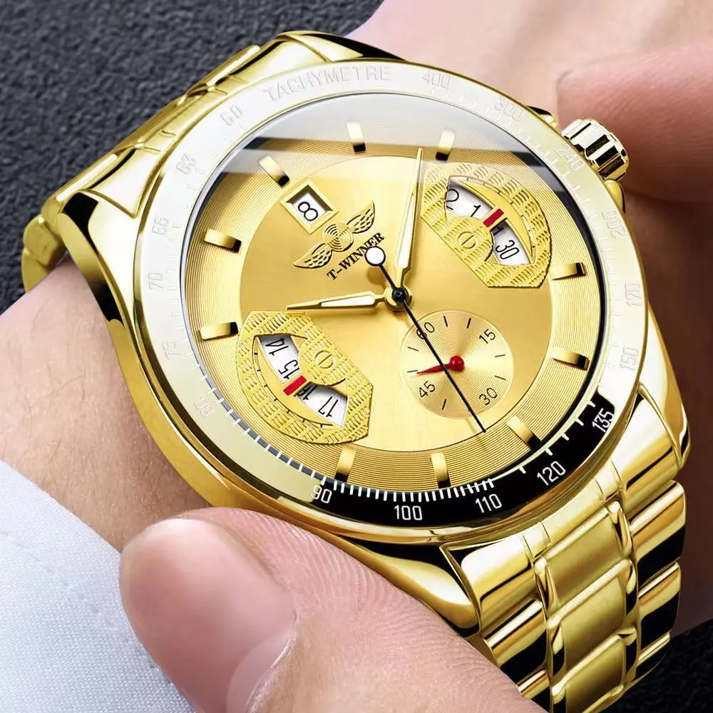 Men's Fully Automatic Mechanical Watch, Fashionable