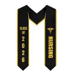 Graduation shawl Class of 2026 Nurse Nursing Graduate Stole Sash Honor For Study Aboard International Students