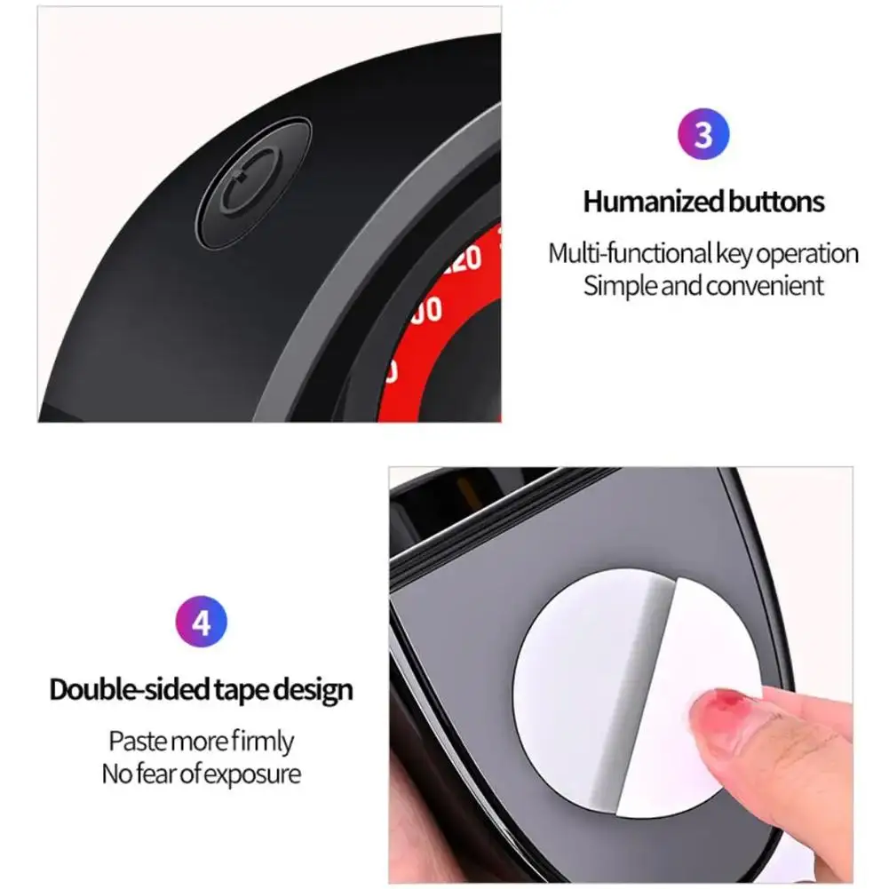 Stile cruscotto Luce ambientale Puntatore oscillante Controllo vocale USB Ornamenti per console centrale per auto Accessori decorativi creativi