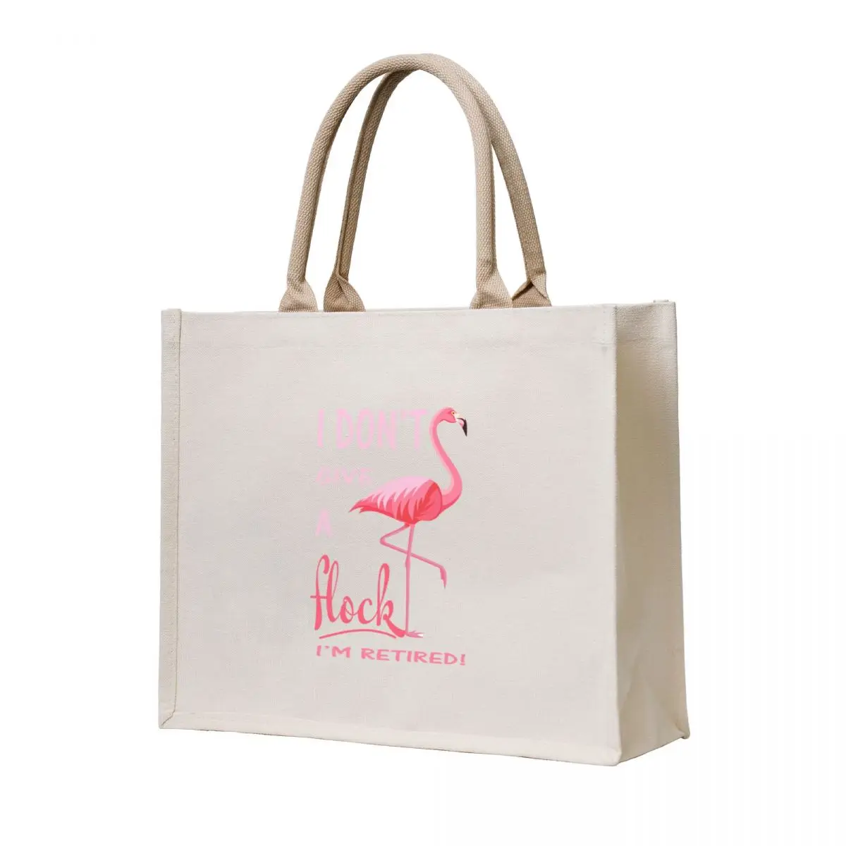 

I Don't Give a Flock I'm Retired Tote Bag shopping cart bags Women's shopping bag Gift bag