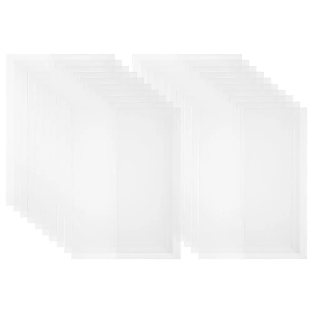 20Pcs Book Jacket Covers Transparent Waterproof for Textbooks Fast Application Long-Lasting Page and Cover Defense