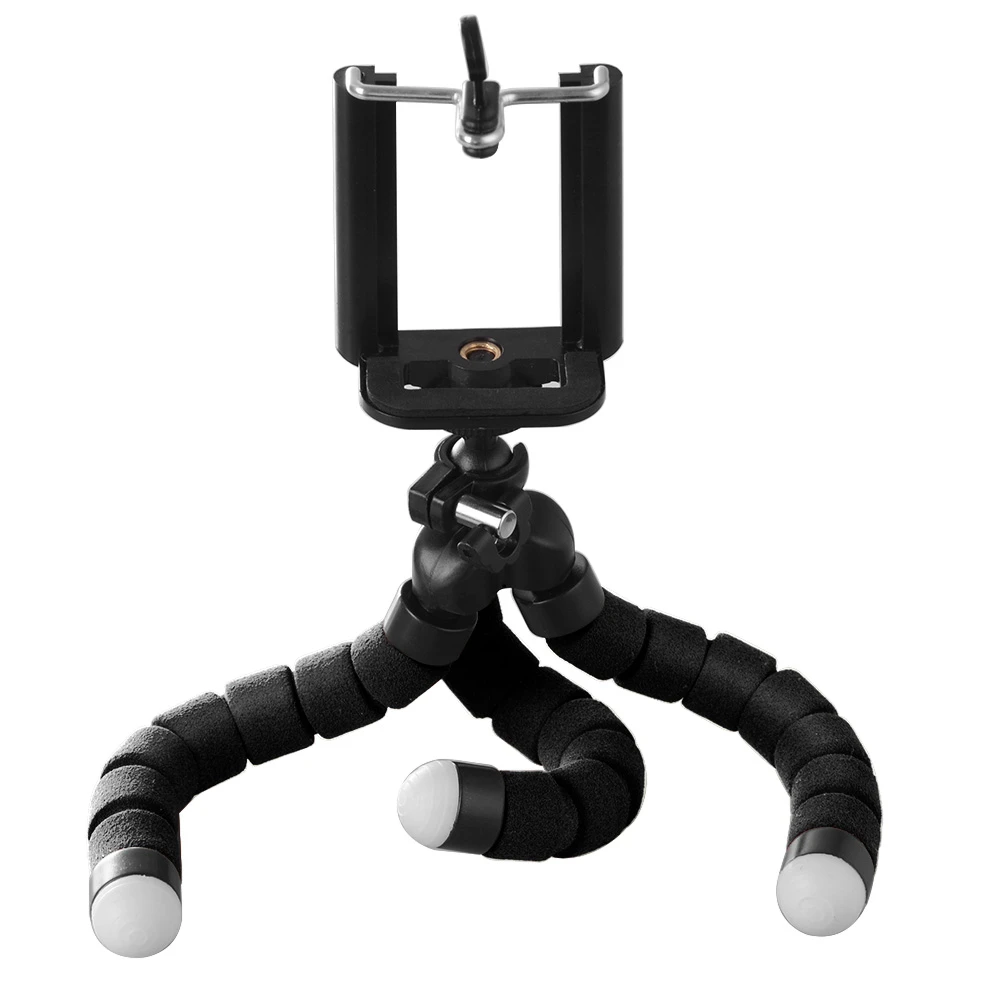 Portable Tripod Universal Lazy Phone Bracket Flexible Feet Octopus Stand Tripod 360 Degree Rotatable Phone Bracket Tripod