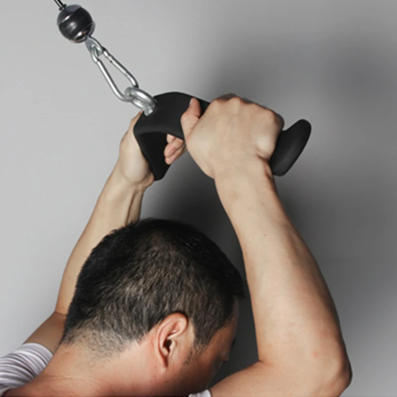 

LAT Ручка для фитнеса, тянущая планка для трицепса, сверхмощный шкив, трос, крепление для машины, ручки для силовых тренировок мышц тела