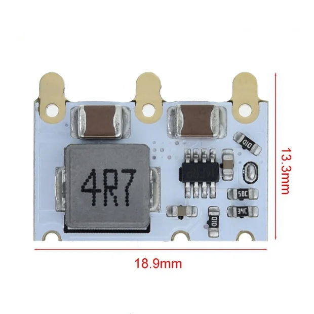 Mini DC-DC Buck Module 4.5~16V to 3.3V/5V Foot 4A Up to 98% Efficiency