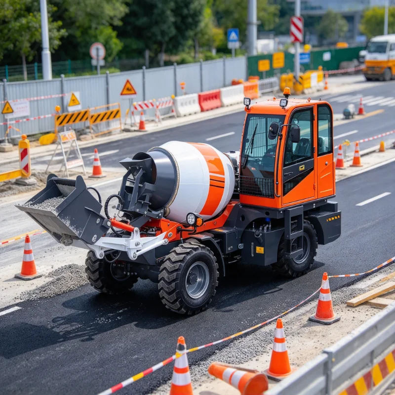 Concrete Transit Self Loading Concrete Mixer Truck Best Quality Concrete Mixer Automatic Self-loading