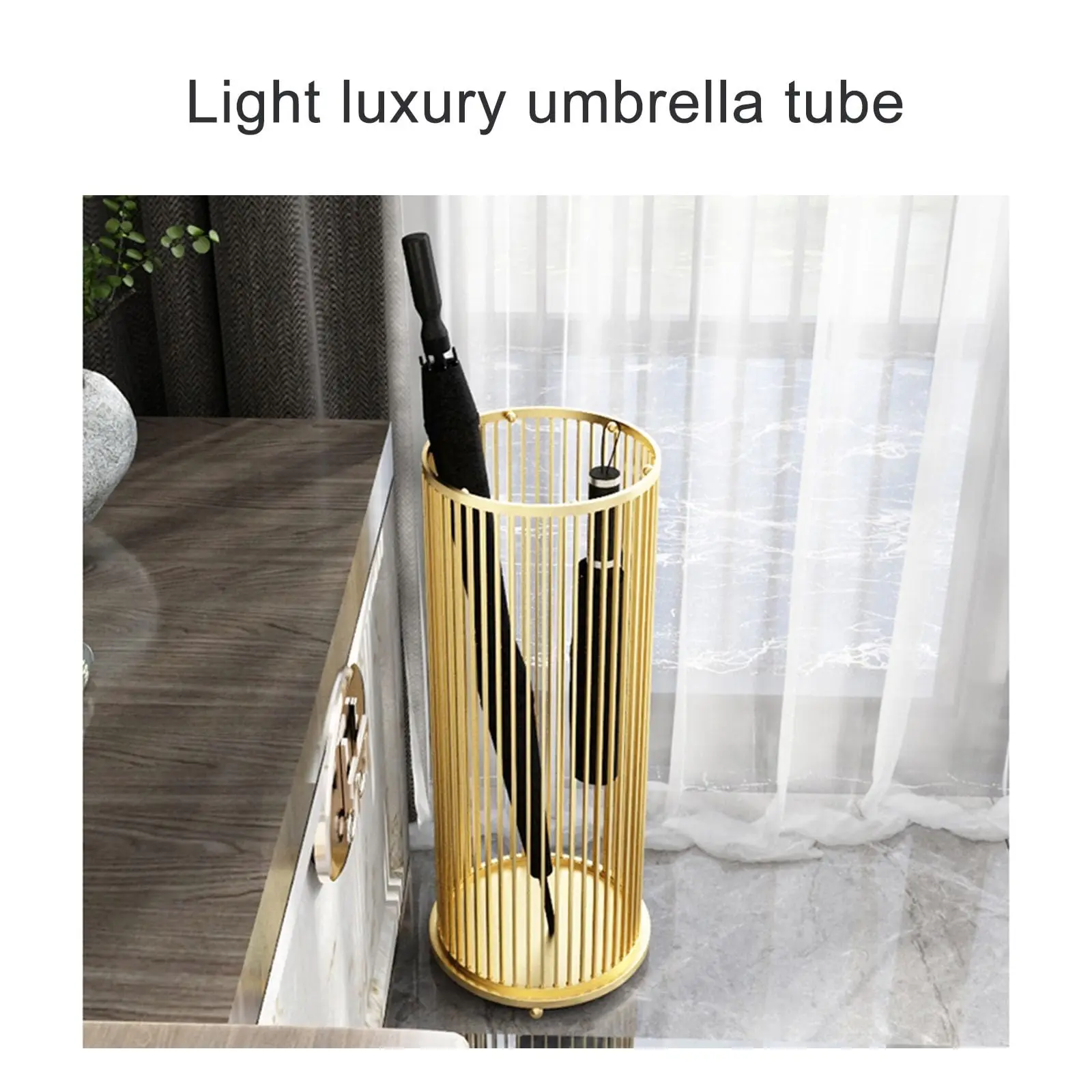 Metal Umbrella Holder for Entryway, Office Commercial Large Capacity Metal Umbrella Holder for Business Metal Frame