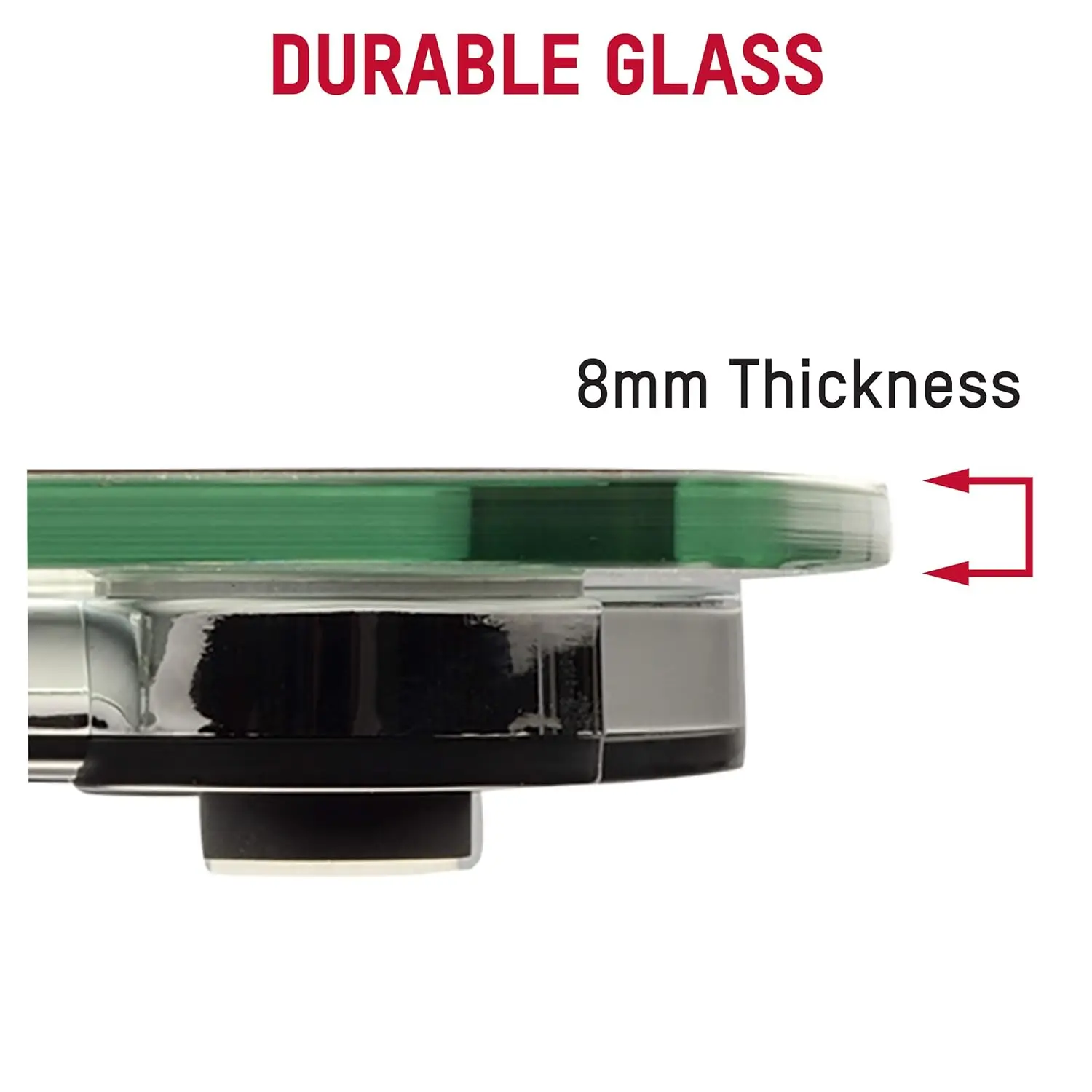 Цифровые весы для ванной комнаты, высокоточные весы для тела, мгновенное включение и выключение 400 фунтов, прочное прозрачное стекло с хромированным основанием