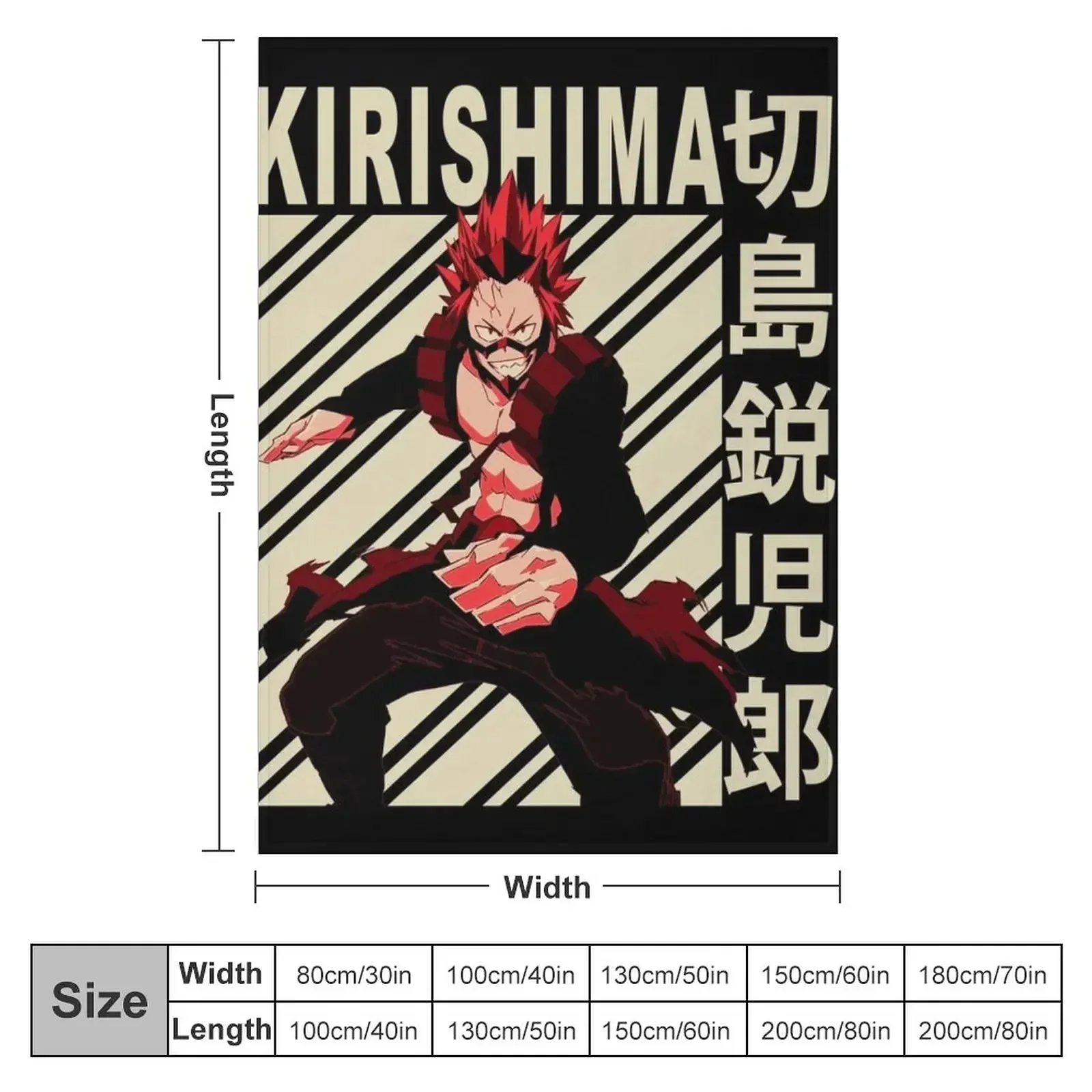 Kirishima Eijiro? - Vintage Art Throw Blanket Decorative Throw Fashion Sofas Bed covers Polar Beautifuls Blankets