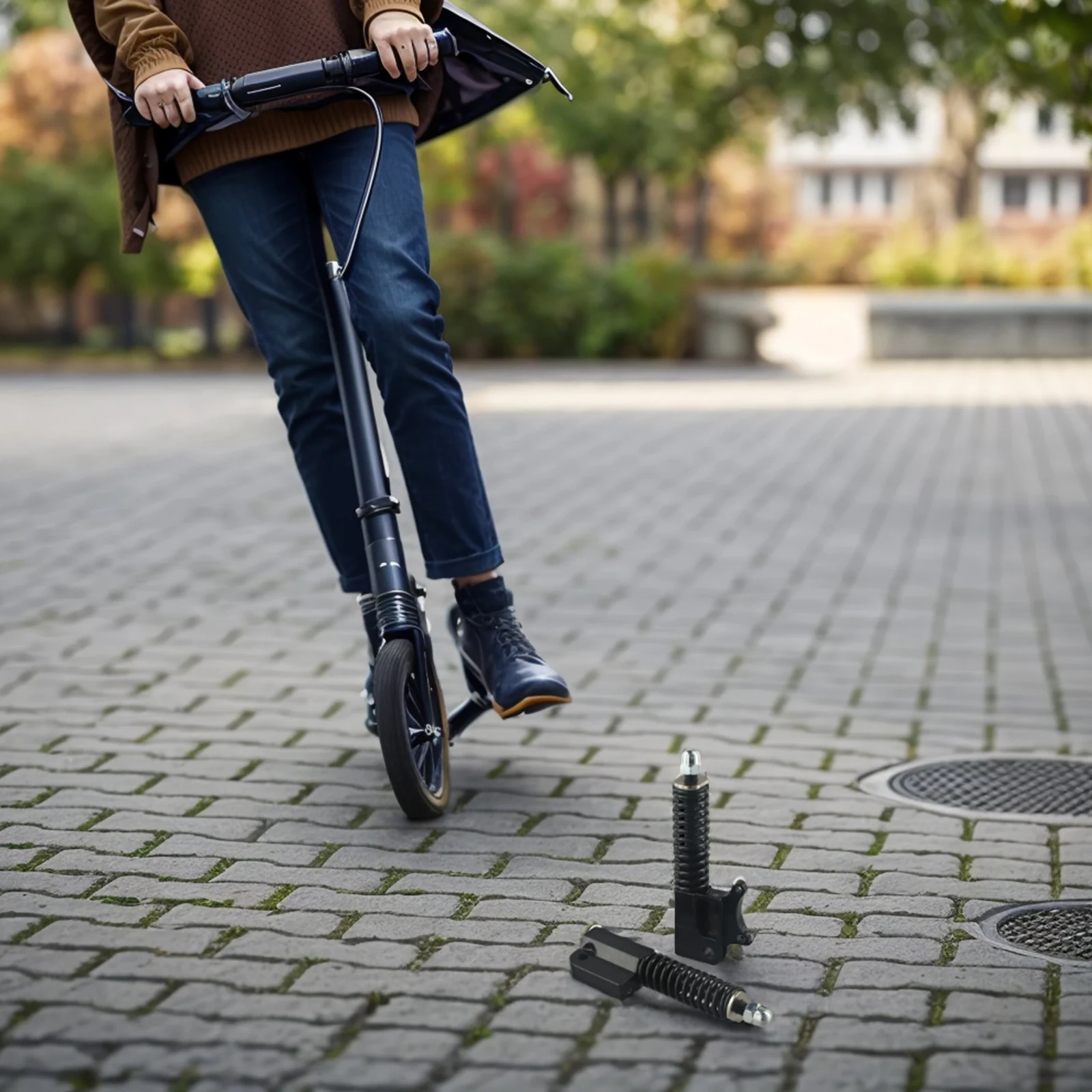 

Для электрических скутеров KUGOO, 10-дюймовый амортизатор, невидимый амортизатор заднего колеса, скрытый задний амортизатор