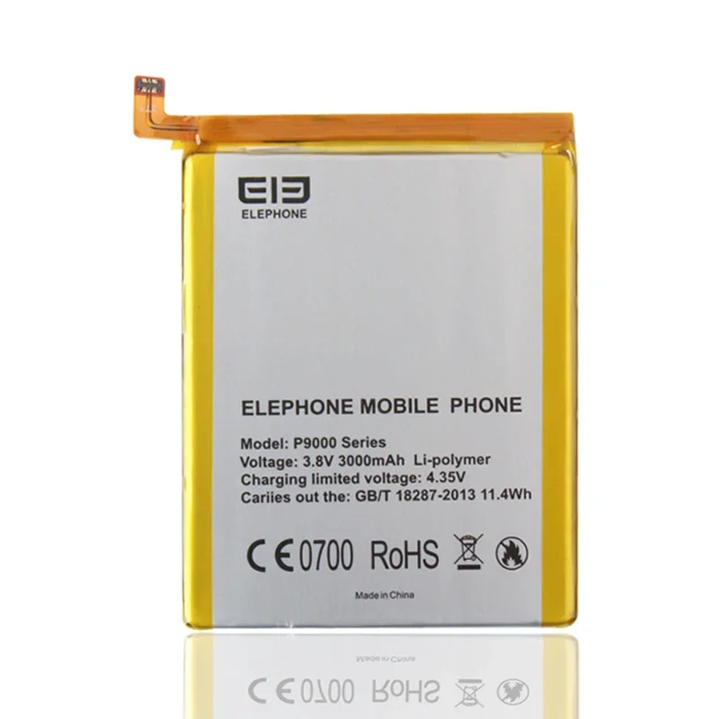 

100% Original Backup Elephone P9000 Lite 3000mAh Battery For Smart Mobile Phone