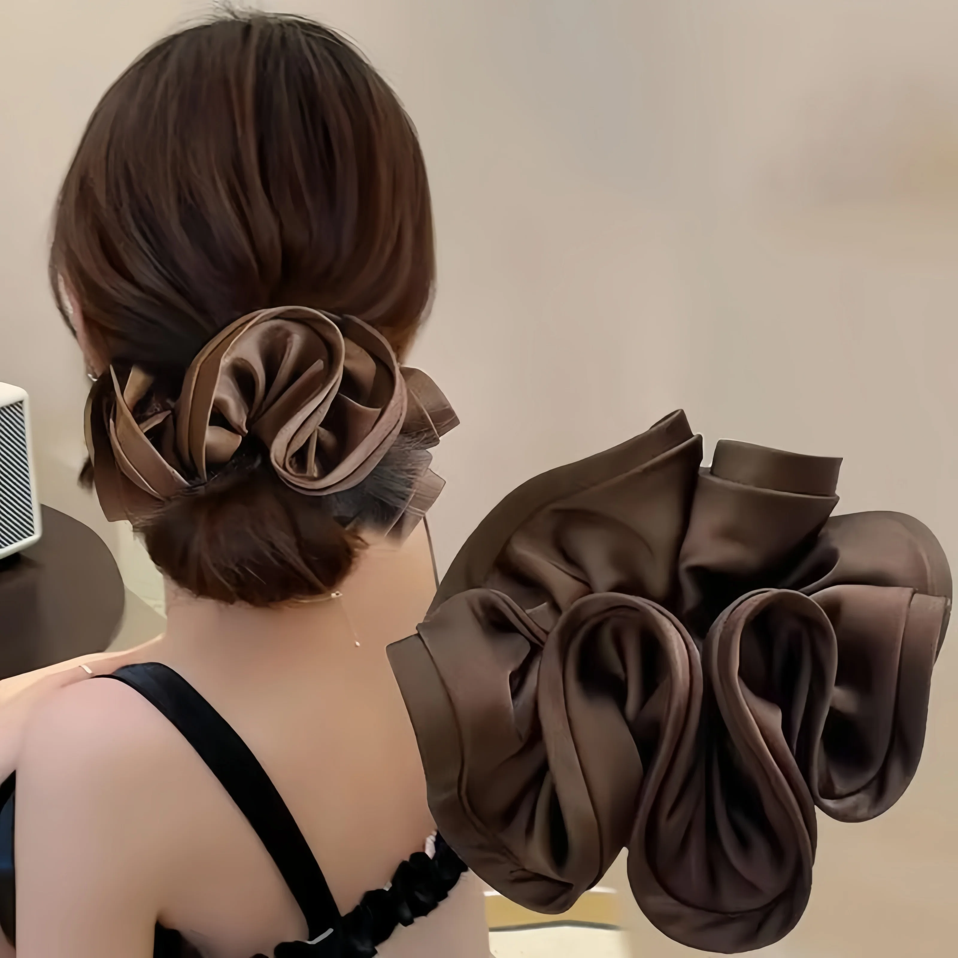 Satin Bow Tie - Elastici per capelli in raso stile