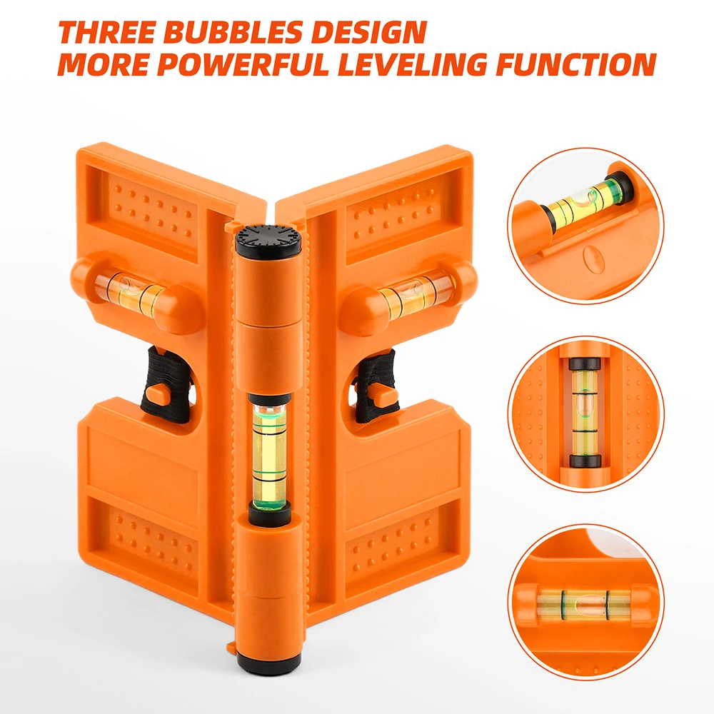 Rongpro Faltbare Winkel Gauge Level Meter Magnetische Neigungsmesser 270 Grad Einstellbare Rohr Rohr Leveller Rohr Winkel Meter