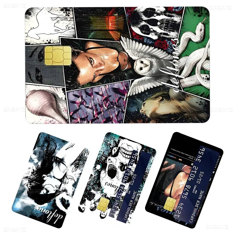 Lassic Hip Hop Singer Star D-Deftones Anmie Sticker Film Skin Cover for Credit Card Debit Bank Card