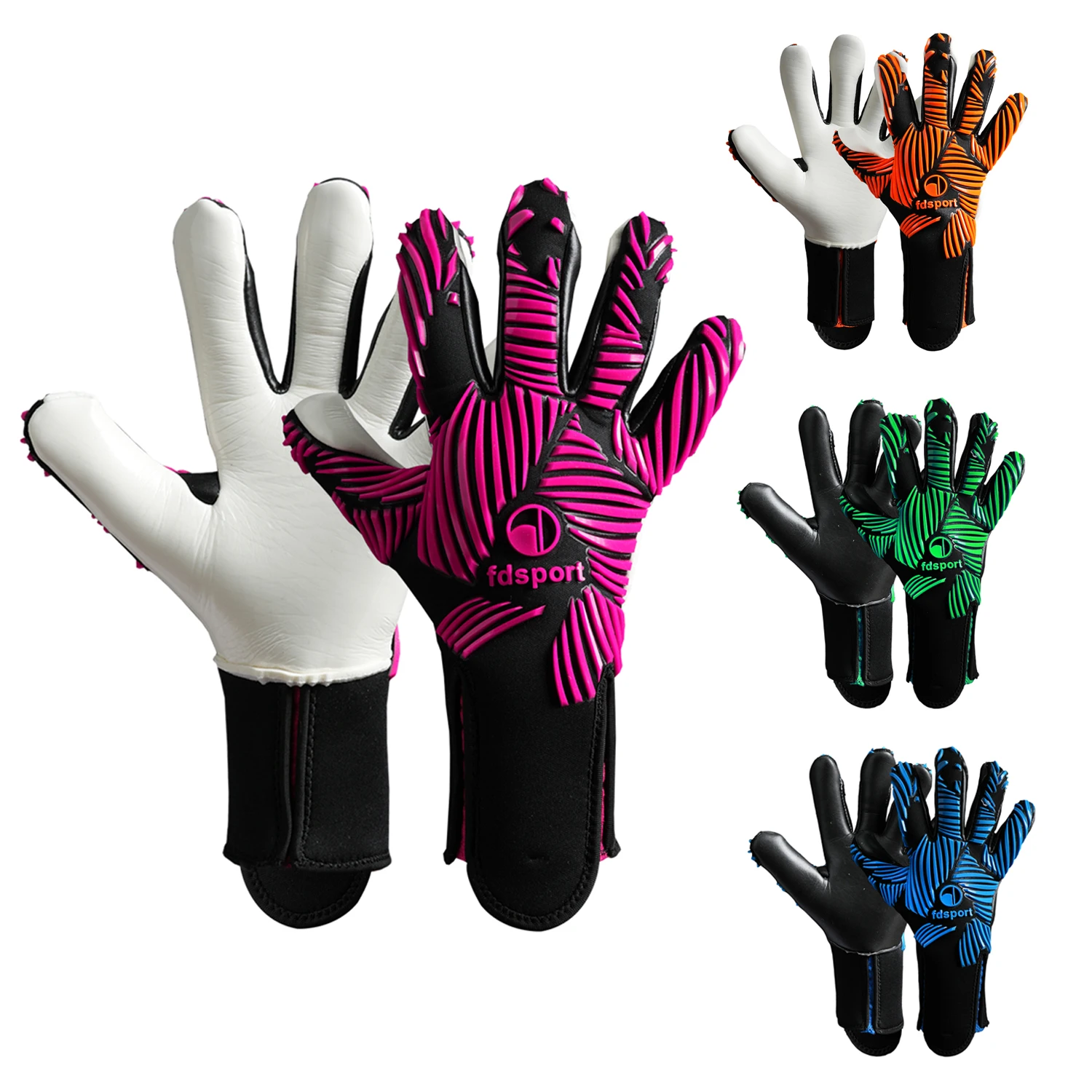 4mm Latex Goalkeeper Gloves Premier Quality Football Soccer Men Women Thick Gloves Football Non-Slip Futebol Match Goalie Gloves