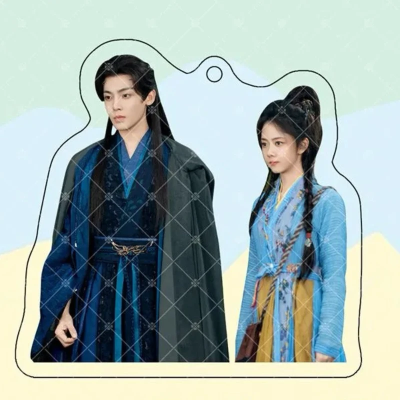 Neo Hou Minghao Tan Songyun Keychain Acrylic Double-side Hanging Pendants TV The Unclouded Soul Drama Stills Decor Ornaments