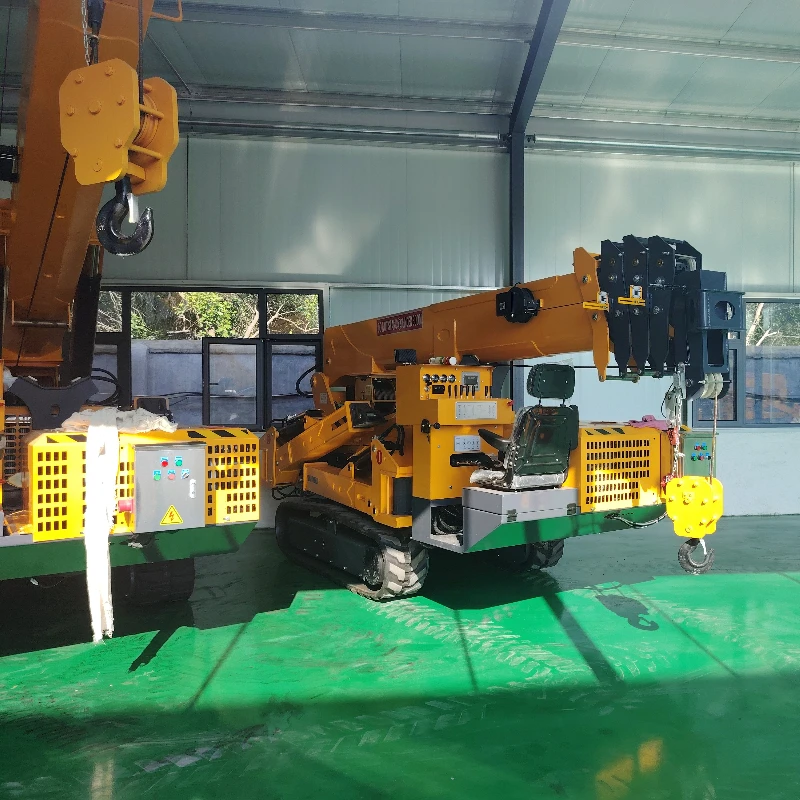 Mini Spider Crane Machine China Remote Control Construction Spider Crane Lift Platform Mobile Small Crane for Narrow Space