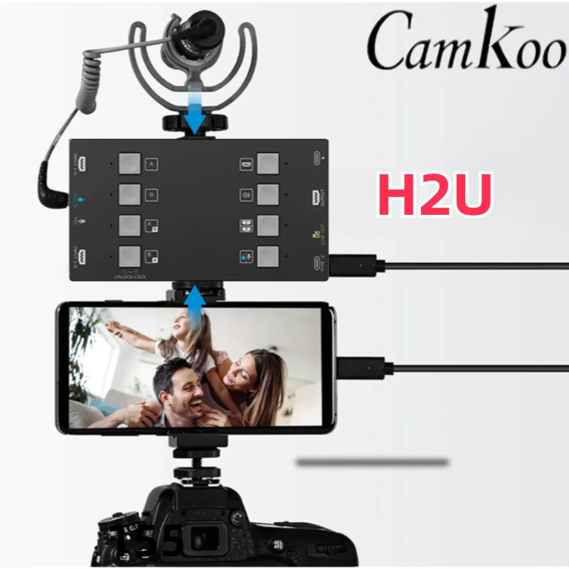 

CAMKOO H2U 4K60Hz Input 6 Screen Mode Configura Buttonstions Easily Adjust The Display Settings With Built-IN Buttons Supports