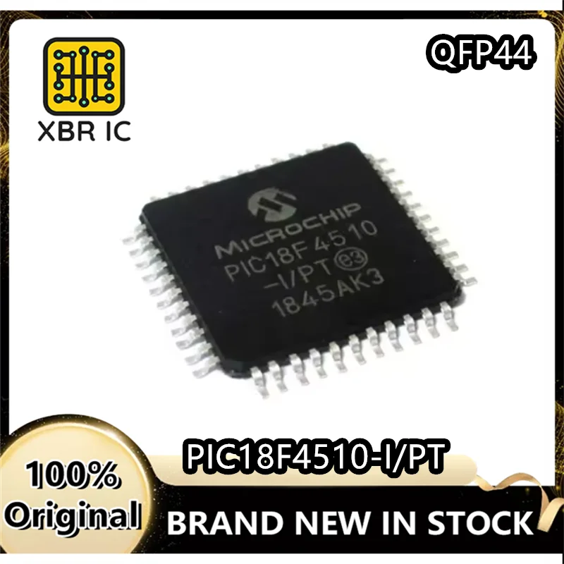 

(4/10 pieces) PIC18F4510-I/PT PIC18F4510 PIC18F4510-I package TQFP44 microcontroller microcontroller new in stock fast delivery