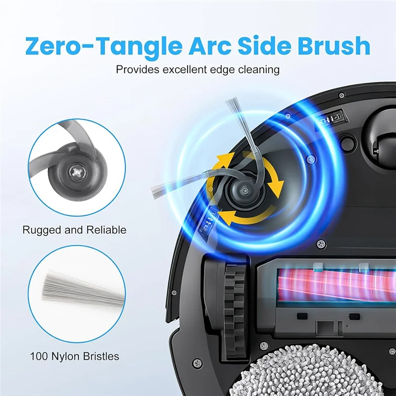 B99A-HEPA Filter Main Side Brush Replacement Parts Mop Pads Dust Bags For Roborock QV 35A/QV 35S Robot Vacuum Cleaner