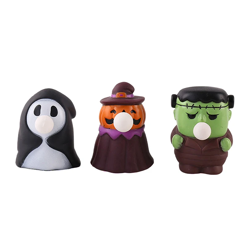 Halloween Gift Cartoon Pumpkin Toys Stress Relief Halloween Decompression Toy Funny Pinch Squishies Anti-stress Toy For Adult