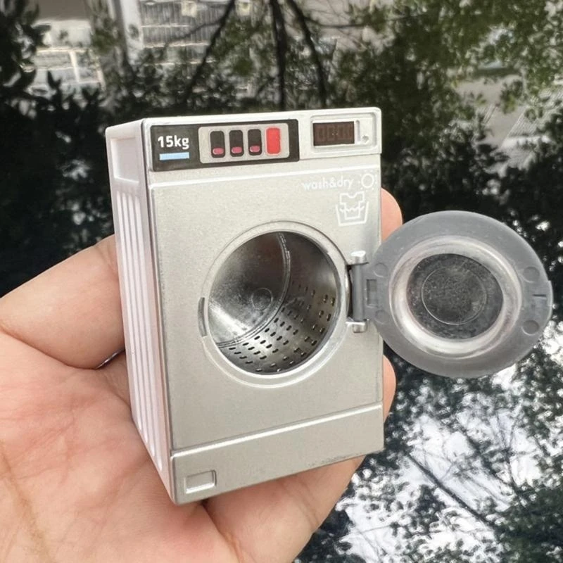 1:12 Dollhouses Washing Machine Dryers Washing Machine Miniatures Dollhouses Dryers Accessories DIY Dollhouses Washer 15UB