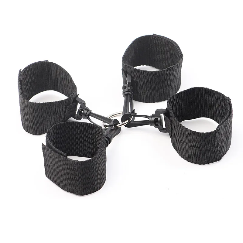Erotic Cross-Clasp Handcuffs Ankle Cuffs SM Training Bondage Flirting Couple Adult Sex Products view 5