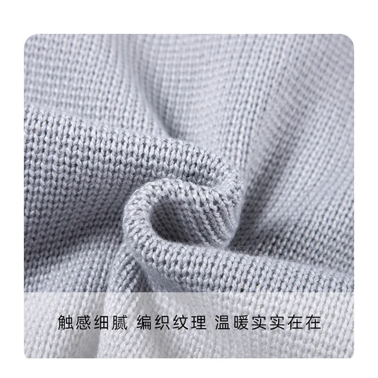 2025 Suéter cardigã versátil da moda para homens no outono, preguiçoso e luxuoso, suéter de malha com gola elástica larga