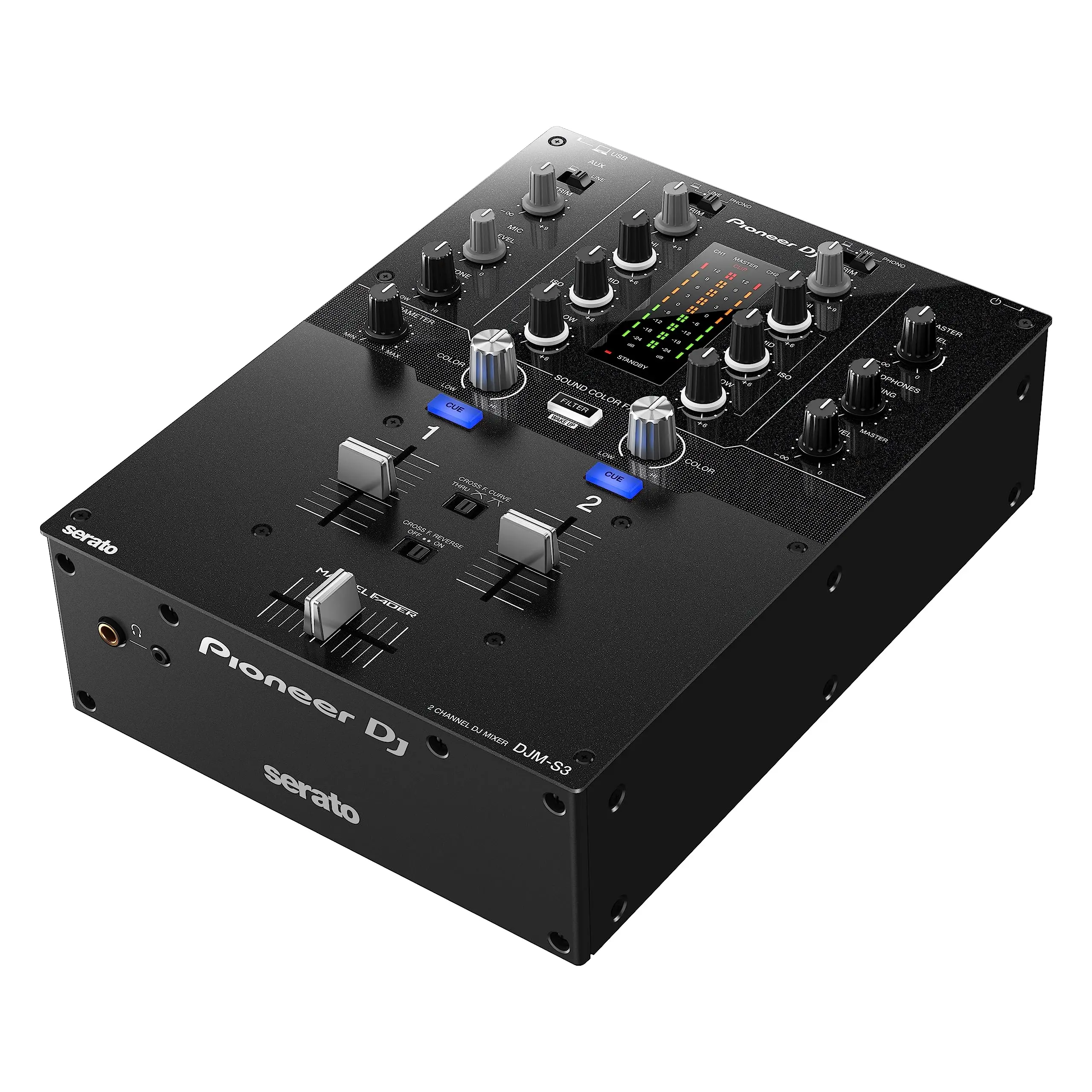 

NEW IN STOCK Pioneer DJM-S3 2-Channel Mixer for Serato DJ Pro/.,