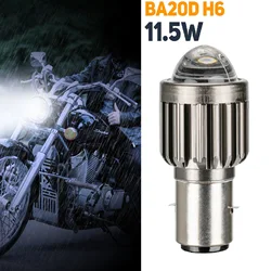 For Motorcycle BA20D S2 S1 H6 LED Headlight Bulb Hi/ Lo Spot Beam Motorbike Headlamp