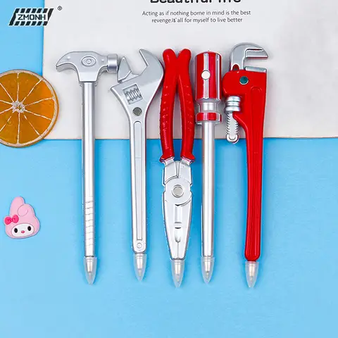 [H]Ball Pens Simulation Hardware Tools Vise Screwdriver Pliers Hammer Toy Modelling Ballpoint Pen Student Learning Prizes Gift