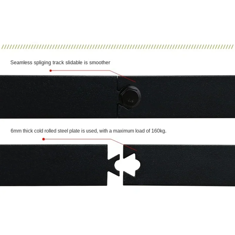Sliding Barn Door Hardware Track Slides 1.2m/2m/2.5m/3m Only Tracks Not Included Rollers 4-20FT Door Hardware