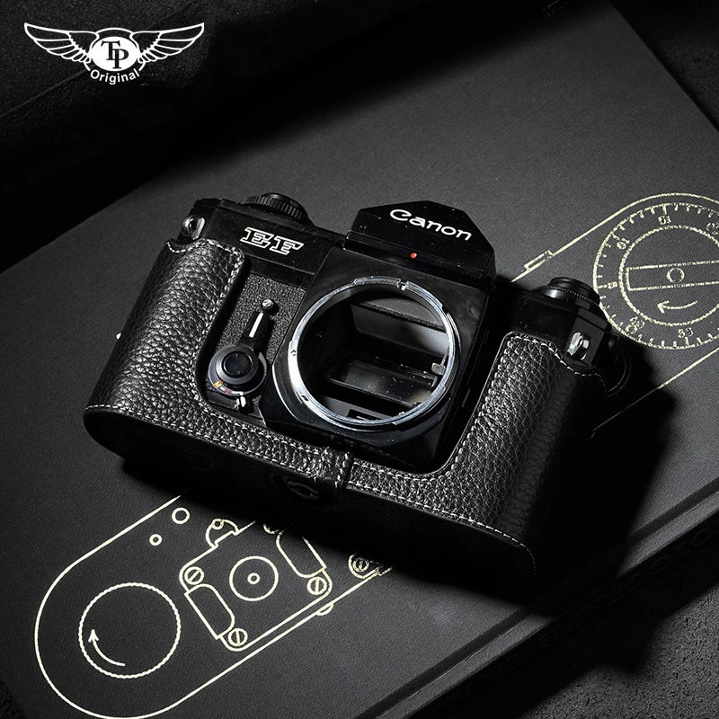 

Получехол для камеры ручной работы из натуральной кожи, дизайн сумки для камеры Canon FTb FTQL TLB