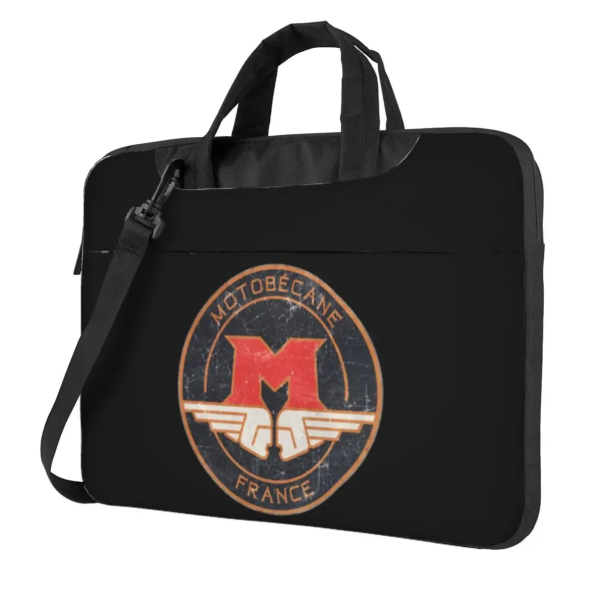 

MOTOBECANE . Retro Badge Crossbody Laptop Bag Case Computer Bag Resistant Protective Notebook Pouch for Macbook Pro Lenovo
