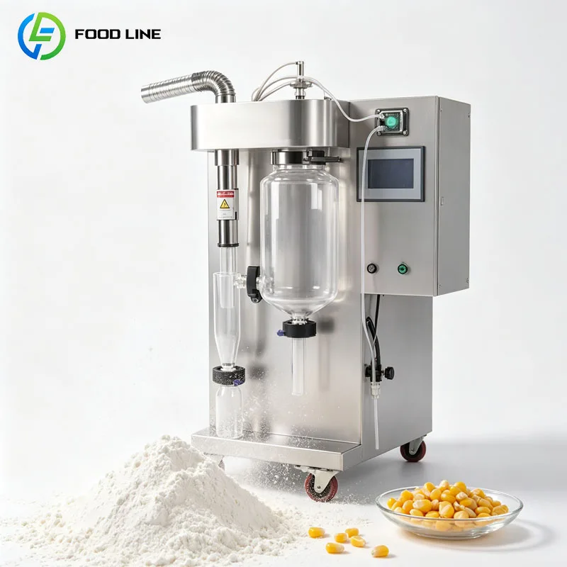 Mini Spray Drying Machine Laboratory Powder Dryer for Botanical Extract Flavor Enzyme Processing Customized