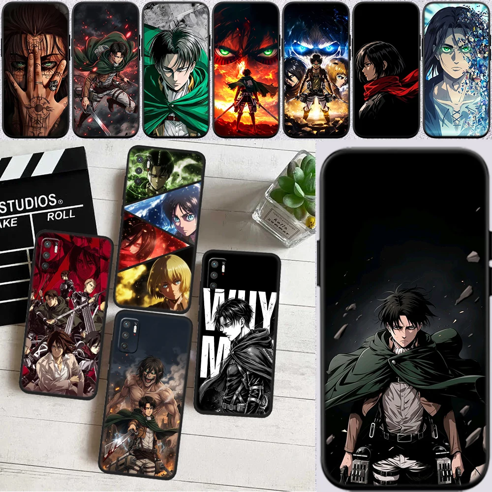 Attacks Anime Titans New High-End Phone Case for Xiaomi Poco C40 C50 C51 C55 C65 C71 C75 F5 F6 F7 M2 M3 Pro Ultra