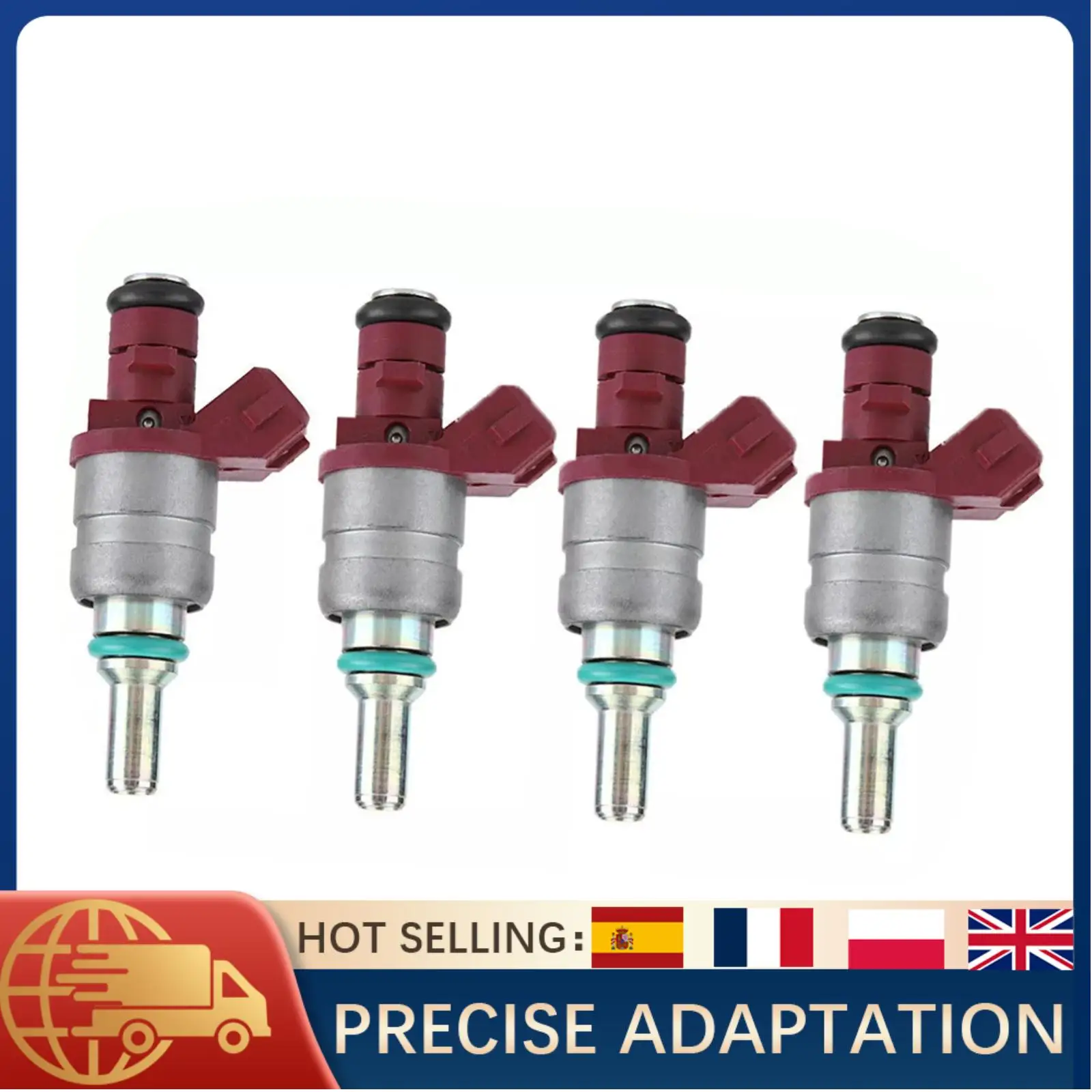 

4PCS Fuel Injectors for Mercedes Benz C230 1.8L W203 W204 Direct Fit Replacement OE A2710780023 A2710780549 Engine Parts