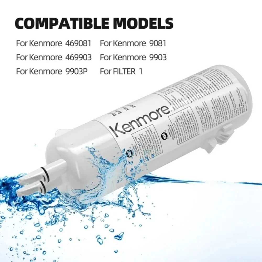 Refrigerator Water Filter Replacement for Kenmore 46-9081 W10295370A Filter 1 EDR1RXD1B P8RFWB2L P4RFWB 46-9930 WS638 PS2378001