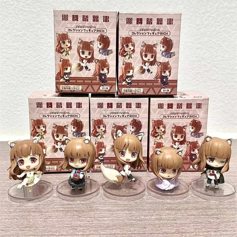 

Spice and Wolf Figure Mini Doll Holo Ornament Accessories Toy