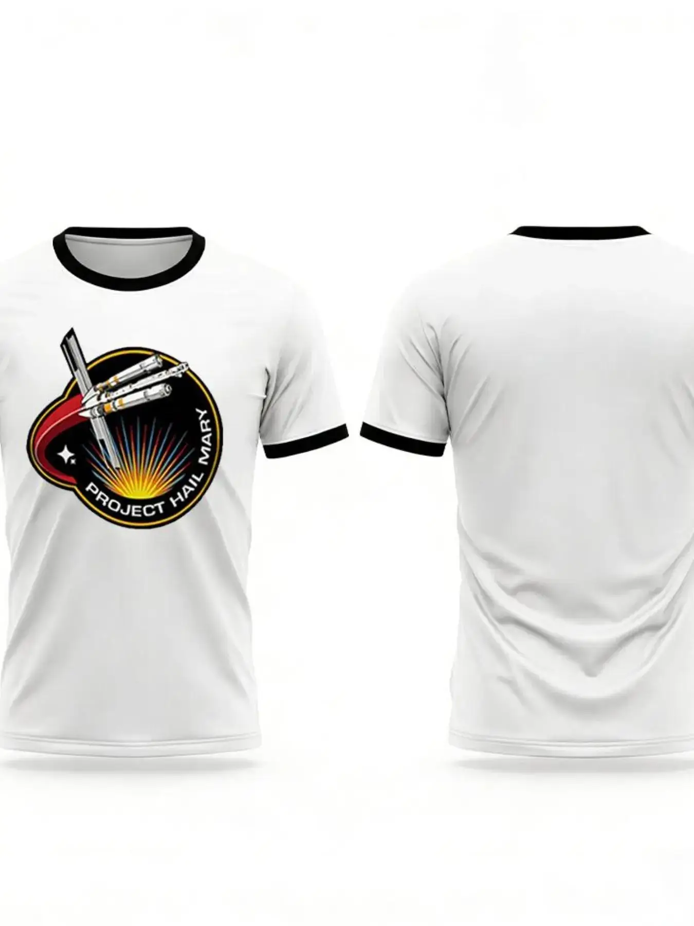 3D Printed 2026 New Project Hail Mary Theme T Shirt Sci Fi Novel Fan Retro Space Graphic Tee Men Women Summer Street Style
