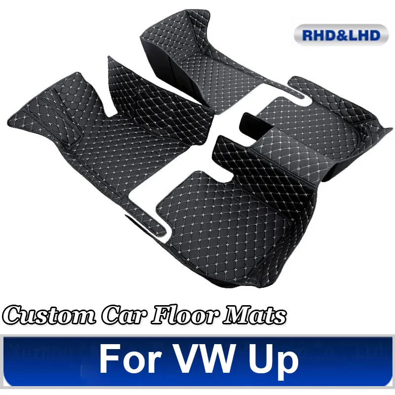 Car Floor Mat For VW VW Up 2012~2019 Waterproof Tapete Automotivo Para Carro Car Mats Accessoire Voiture Car Accessories