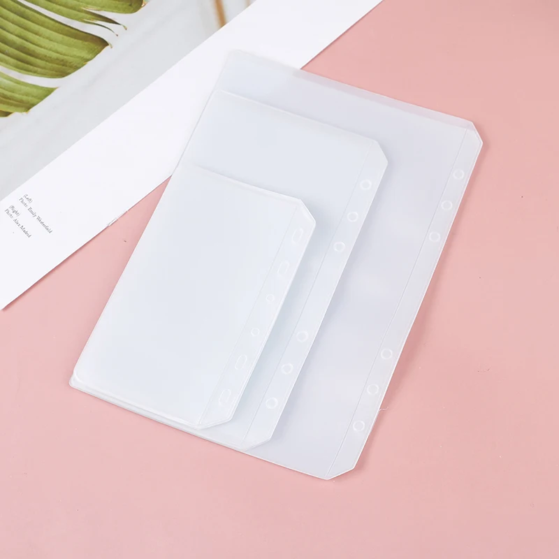 1 STKS Bindmiddel Zakken A5 A6 A7 Bindmiddel Mappen voor Notebook Bindmiddel Transparant