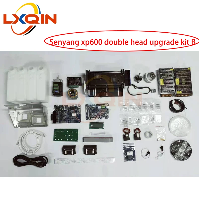 

LXQIN upgrade board kit xp600 for DX5 DX7 convert to xp600 double head conversion kit for UV/Eco solvent /DTF printer