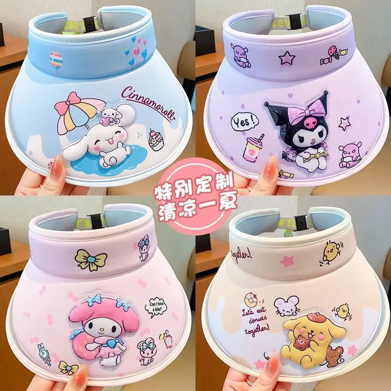 

Sanrio Kuromi Sun Hat Sun Hat Summer Sun Protection UV Rays Cute Cartoon Simple Fashion Send Children Birthday Gift 2026 New