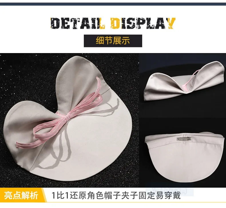 Disfraz de cosplay de Glinda, Halloween, Navidad, juegos de rol, cómic, personalizado, Mooyiyi, nuevo disfraz de rayas de Glinda 2025