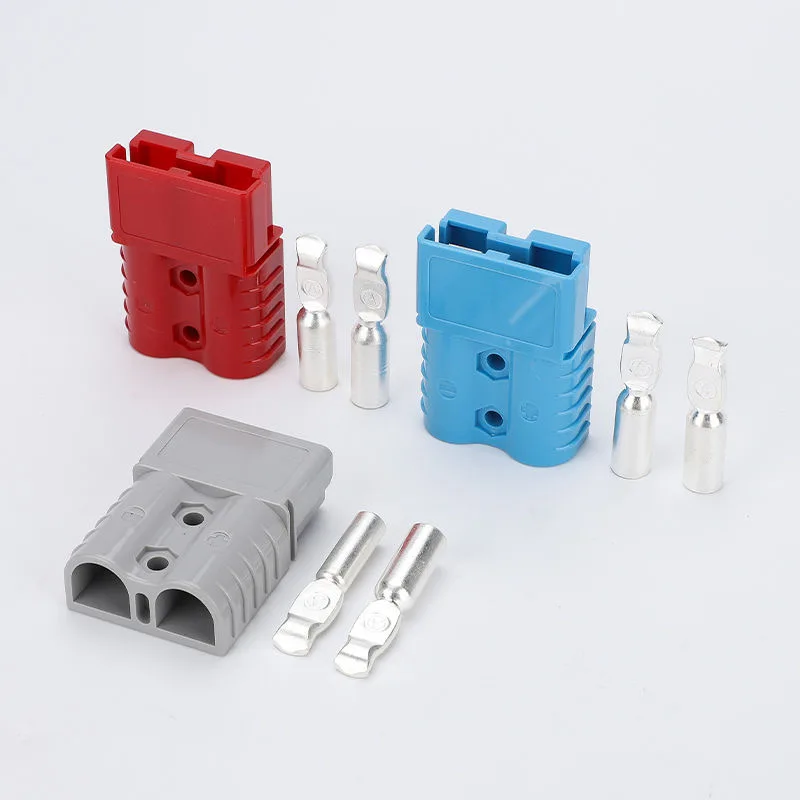 5/20Pcs Anderson Style Quick Connector 120A Battery Charging Plug Bipolar Copper Silver Plated High Current Connector 5 Colors