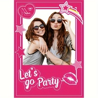 Lets Go Party Photo Booth Props Hot Pink Birthday Party Supplies Come On Lets Go Party Decoration Lets go Party Supplies