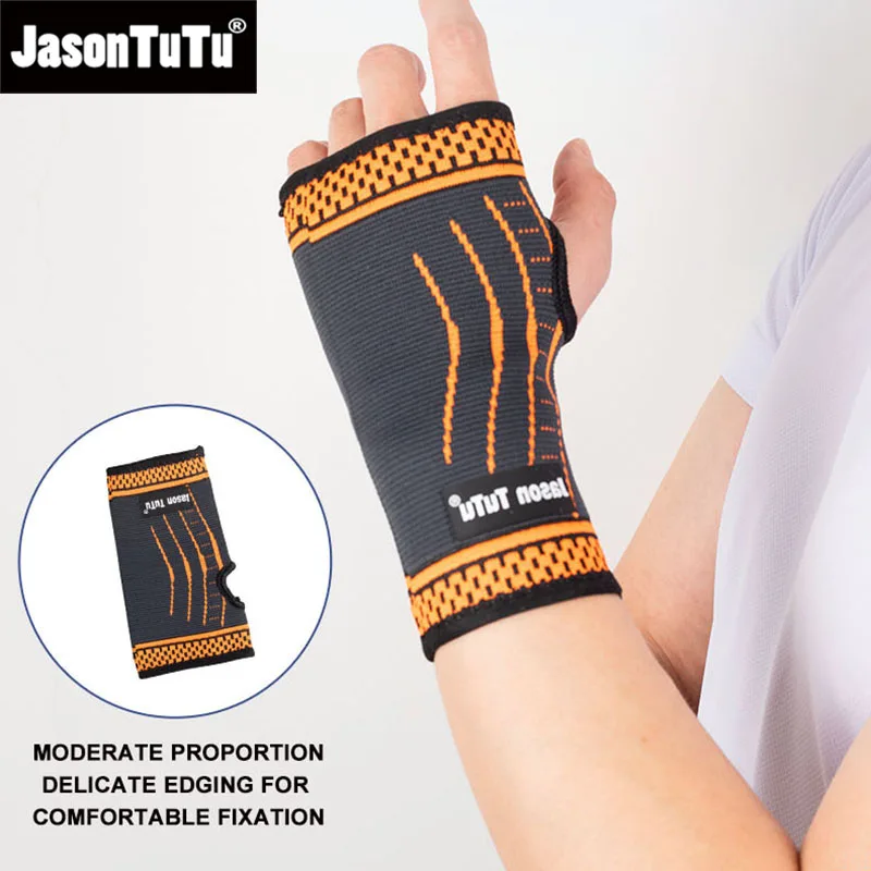 JASONTUTU 1PC Lifting Wrist Straps, Professional Wristband, Sports Compression Wrist Guard Arthritis Brace Sleeve 