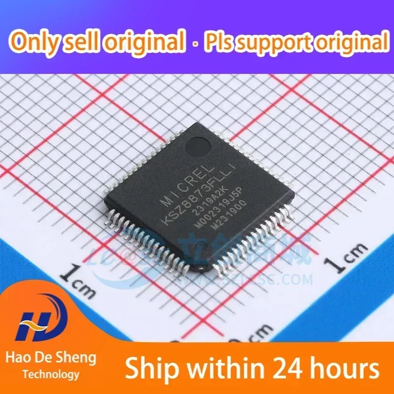 1PCS/LOT   KSZ8873FLL LQFP-64  New Original In Stock